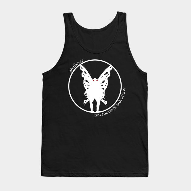 Believer in Mothman Tank Top by ParanormalSideshow